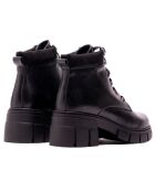 Stivaletti Lio in pelle nera - Tacco 6 cm