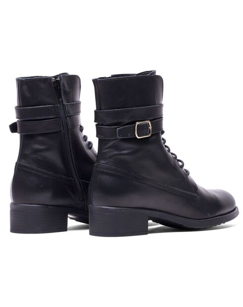 Botas de piel Black Go