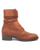Botas de piel Go Camel