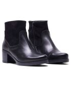 Stivaletti Aly neri in pelle - Tacco 6 cm