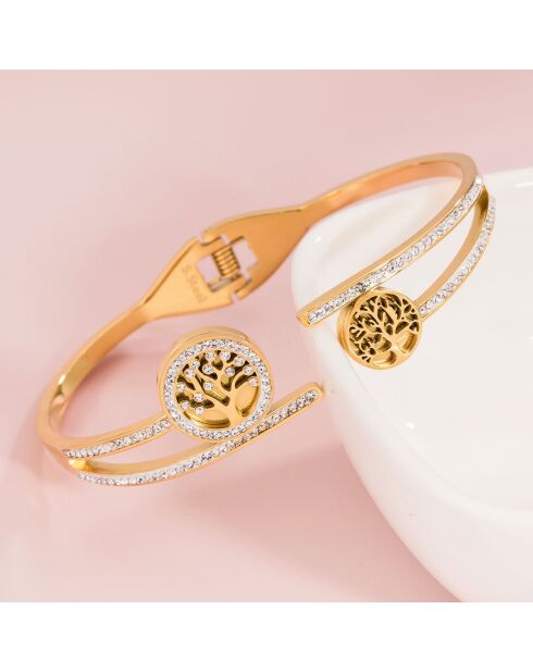 Bracelet Jonc Evanatur doré