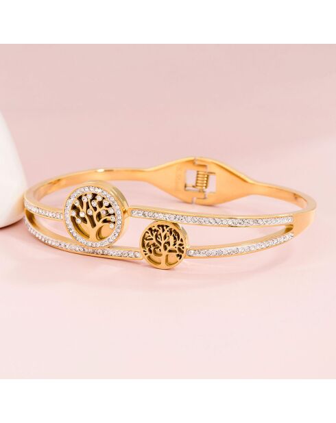 Bracelet Jonc Evanatur doré