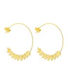 Boucles d'oreilles Cesaria dorées