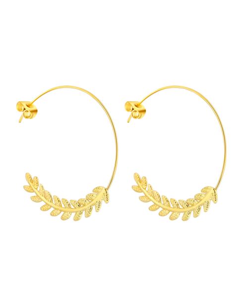 Boucles d'oreilles Cesaria dorées