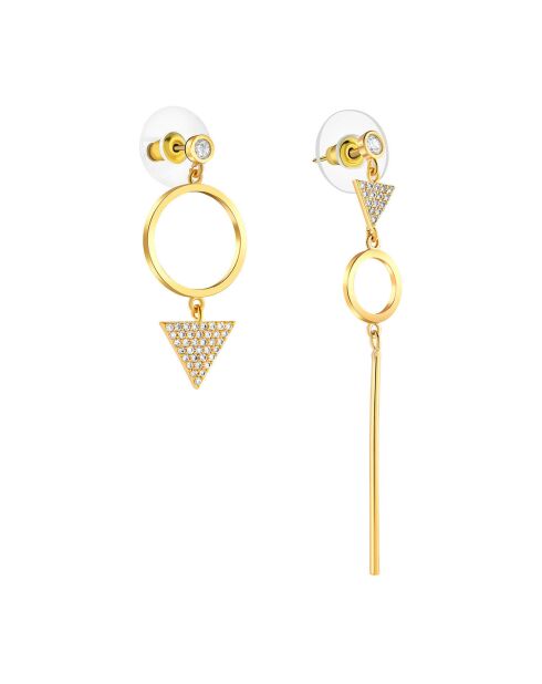 Goldene Designos Ohrringe