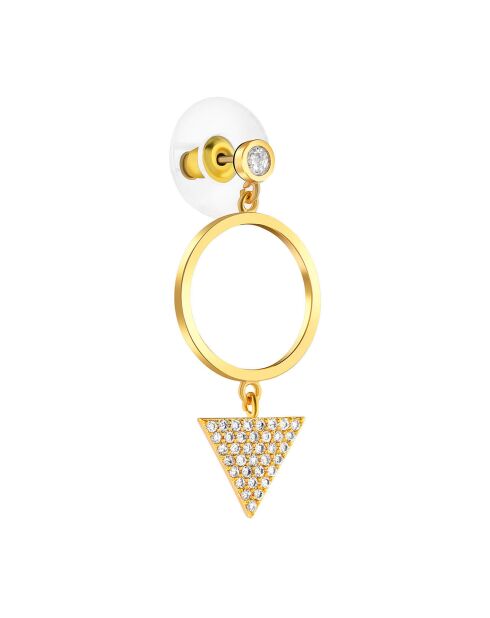 Goldene Designos Ohrringe