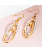 Ohrringe Chains aus Silber/Gold