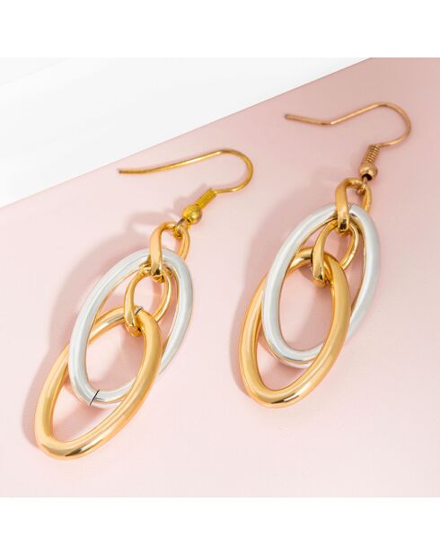 Ohrringe Chains aus Silber/Gold