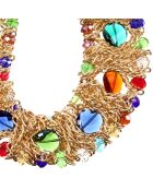 Collier Tortak Deynos doré/multicolore