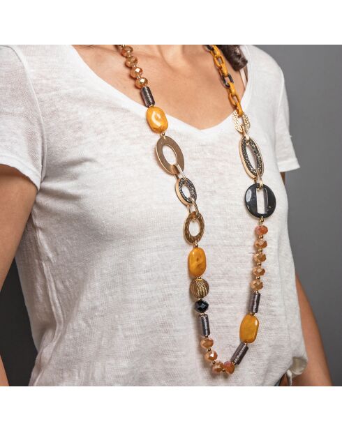 Sautoir Designal moutarde