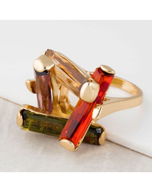 Anello Quadras multicolor