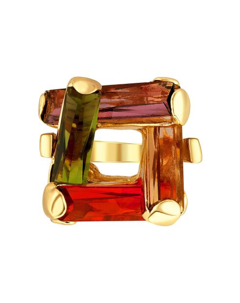 Anello Quadras multicolor