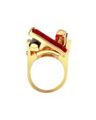 Anello Quadras multicolor