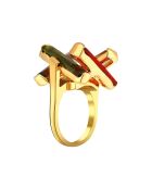 Anello Quadras multicolor
