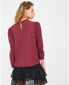 Blouse Baba bordeaux