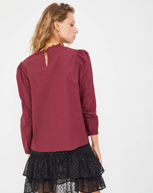 Baba burgunderrote Bluse