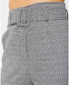 Pantalon Osman à carreaux gris