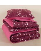 Parure housse de couette Violetta rose