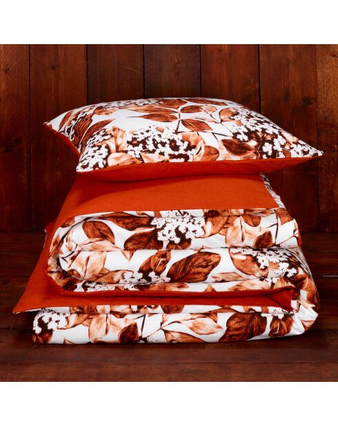 Parure housse de couette Mimulus rouge