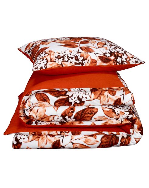 Parure housse de couette Mimulus rouge