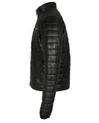 Doudoune en Cuir Anibal noire