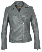 Veste en Cuir Jadis gris foncé