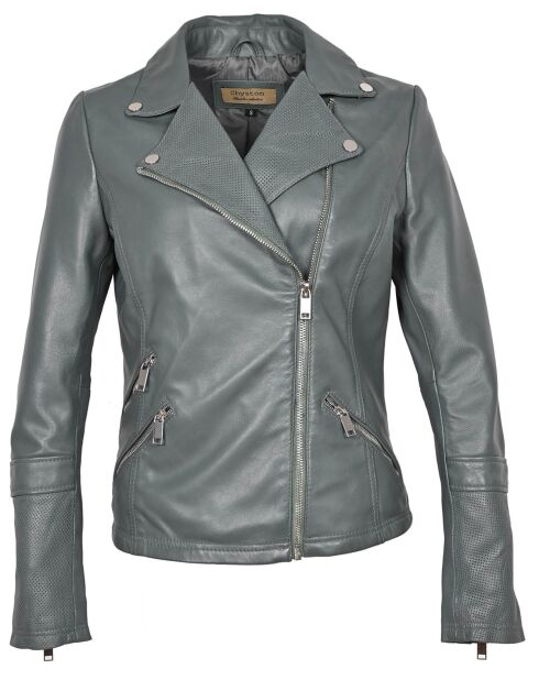 Veste en Cuir Jadis gris foncé