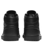 Baskets en Cuir Jordan 1 Mid noires