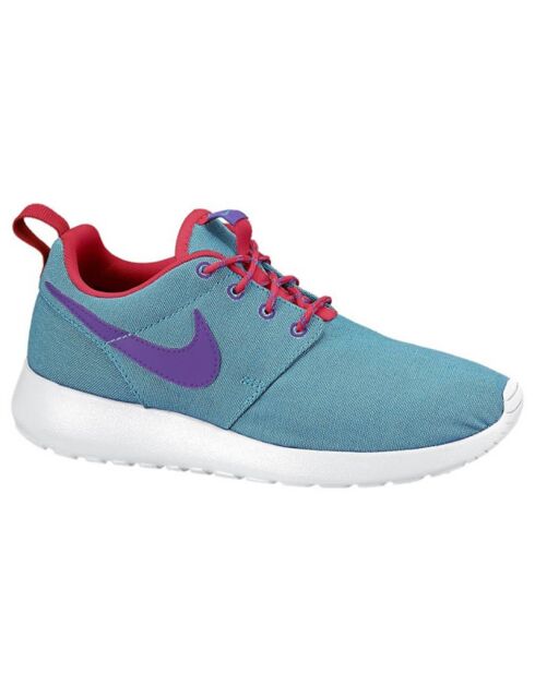 Baskets Roshe Run Gs bleu/violet/rose