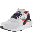 Baskets Huarache Run Gs blanc/noir/rose