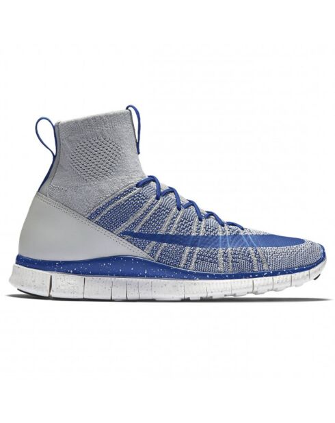 Baskets Free Flyknit Mercurial bleu/gris