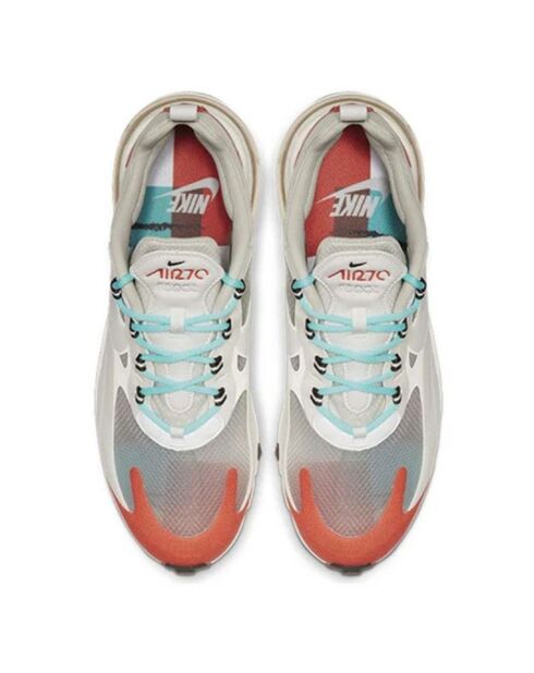 Baskets Air Max React 270 blanc/orange