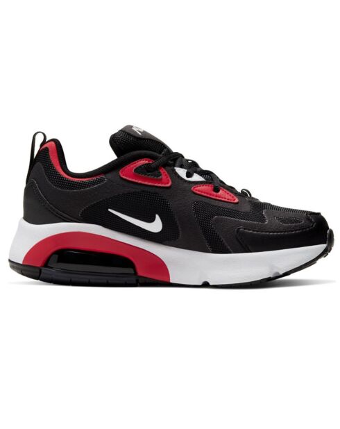 Baskets Air Max 200 Gs noir/rouge/blanc