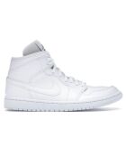 Air Jordan 1Mid Weiße Ledersneaker