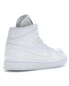 Air Jordan 1Mid Weiße Ledersneaker