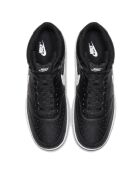 Baskets en Cuir Court Vision Mid noir/blanc