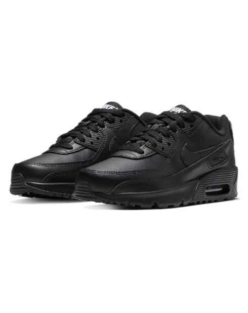 Baskets en Cuir Air Max 90 Gs noires