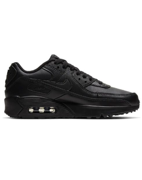 Baskets en Cuir Air Max 90 Gs noires