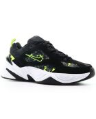 Baskets en Cuir & Toile M2K Tekno noir/jaune