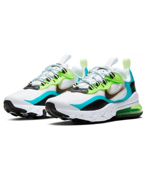 Baskets Air Max 270 React Gs bleu/vert/blanc