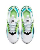 Baskets Air Max 270 React Gs bleu/vert/blanc