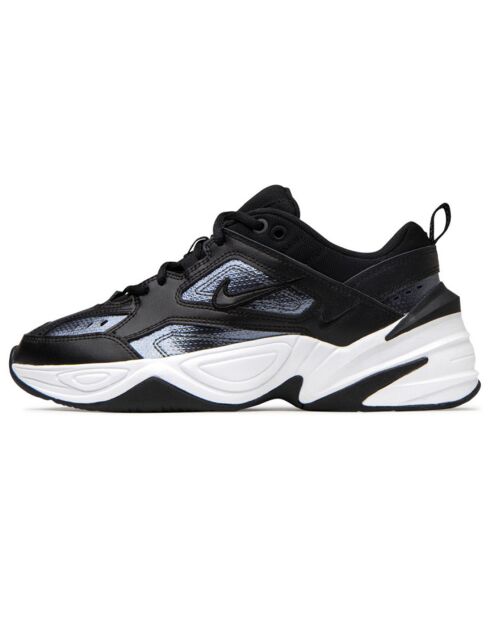 Baskets en Cuir & Toile M2K Tekno Ess noires