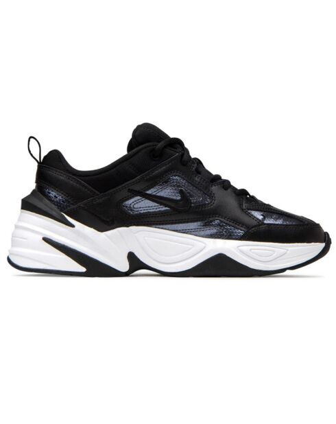 Baskets en Cuir & Toile M2K Tekno Ess noires