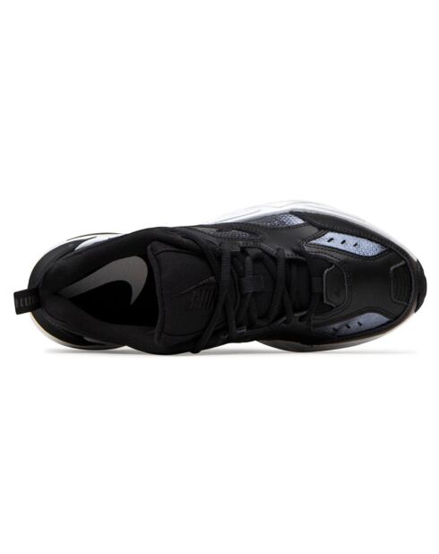 Zapatillas de piel y lona M2K Tekno Ess negras