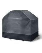 Housse de protection pour barbecue xxl gris/noir - 150x60x110 cm