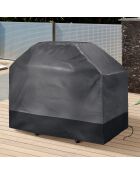 Housse de protection pour barbecue xxl gris/noir - 150x60x110 cm