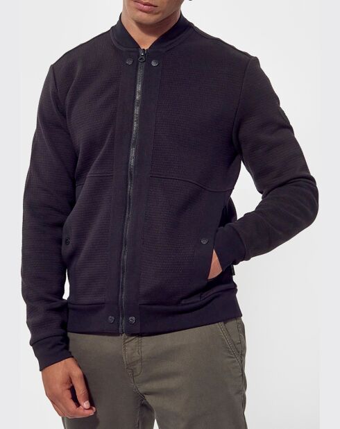 Sudadera negra con cremallera Bose