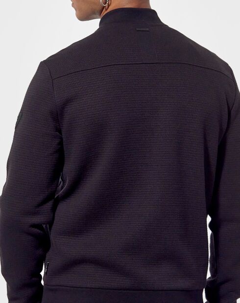 Sudadera negra con cremallera Bose