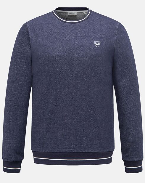 Kold marineblauw sweatshirt