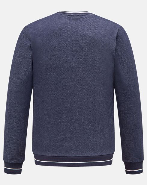 Kold marineblauw sweatshirt